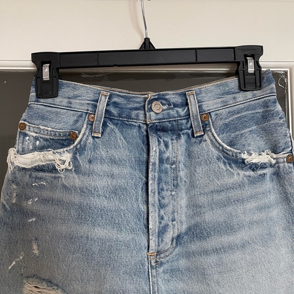 Agolde Vintage Dee High Rise Shorts - Picture 6 of 6